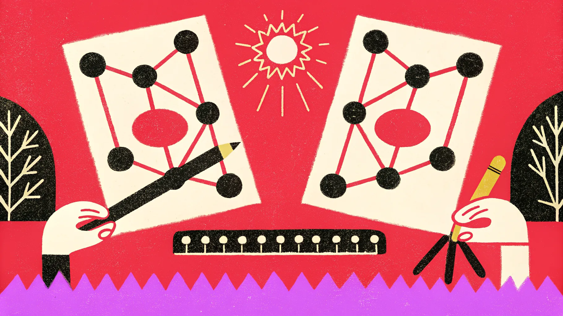 Contable usando algoritmo para reconciliar transacciones