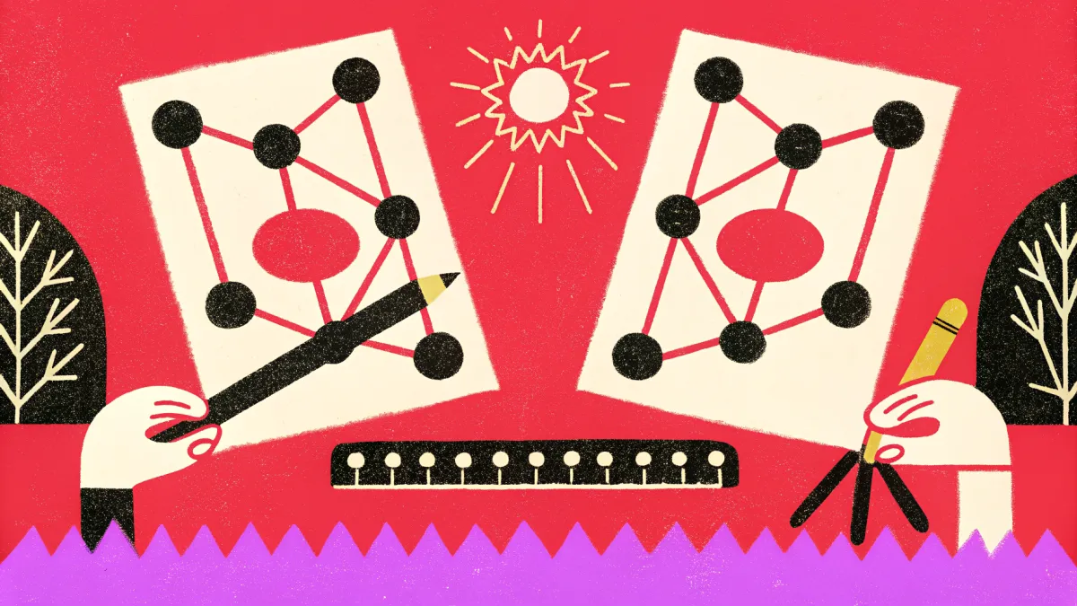 A ruler and pencil illustrating the challenge of building trust.